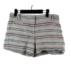 Ann Taylor Loft Rivera Shorts Size 6 Tan Stripe